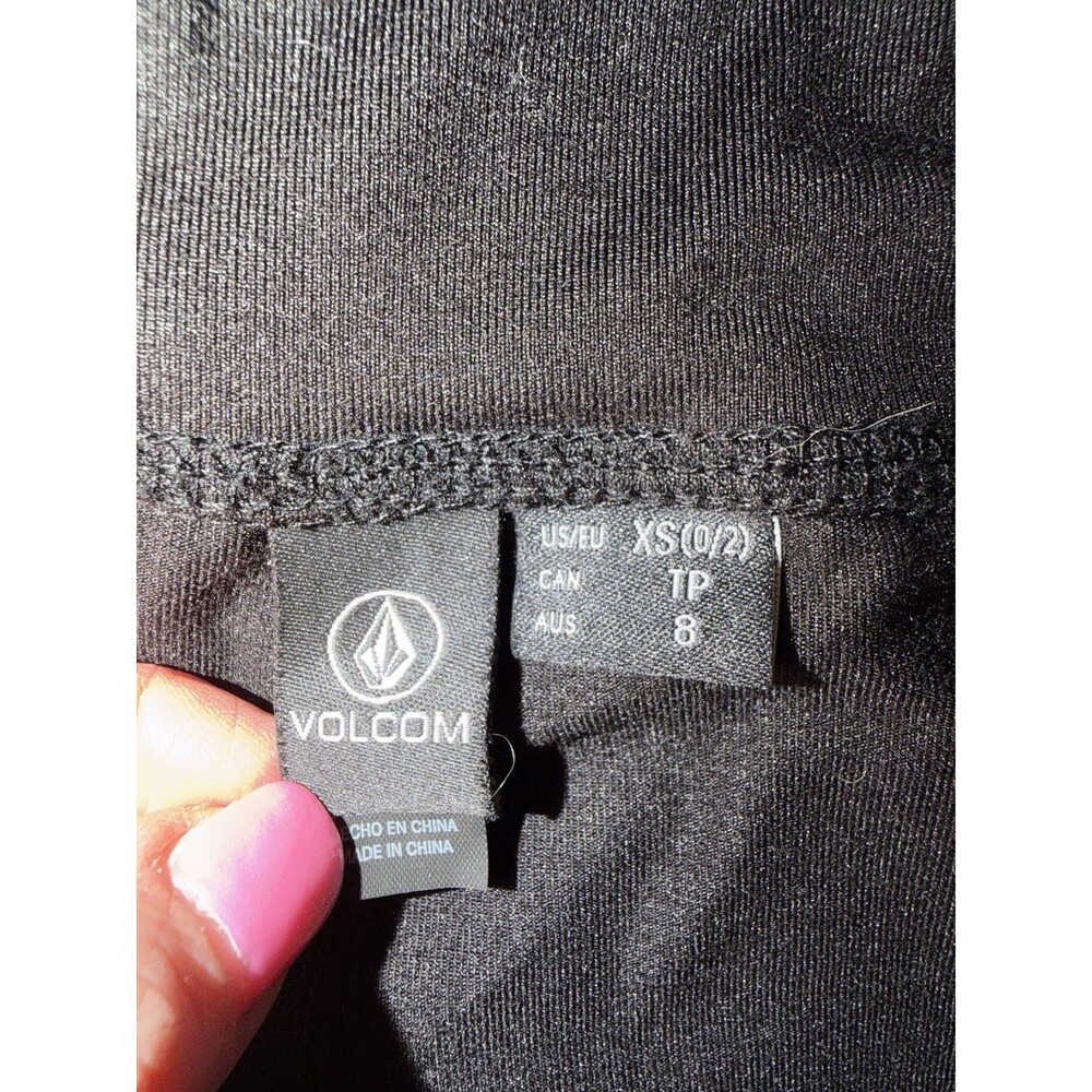 Women's Volcom Black Leggings True To This Size XS 0/2 - Picture 5 of 6